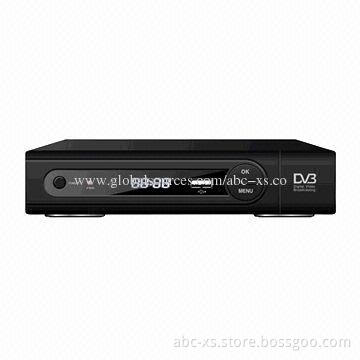 DVB-T2 H.264 HD Receiver, FTA type, Set Top Box, Supports H.264/MPEG4/2/AVC, Size 168 x 105 x 38mm